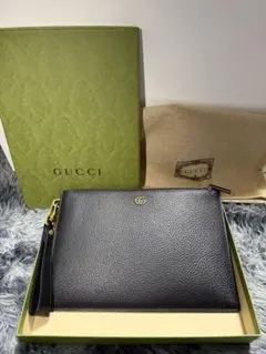 GUCCI グッチ GG柄 クラッチバッグ セカンドバッグ 保存袋付き - メルカリ