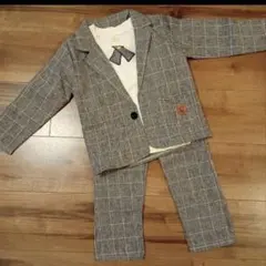 男の子 スーツ 100 ジャケット 卒園式 入園式 フォーマル 3点セット