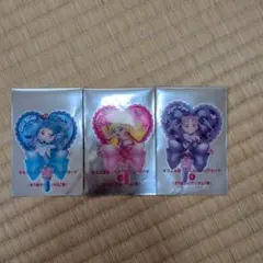 プリキュア　キミとアイドルプリキュア　映画　入場者特典　クリアカード　3種類