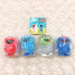 セサミストリート トコトコぬいぐるみ 全4種 コンプリート ガチャ