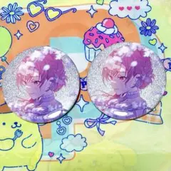 プロセカ MEIKO 缶バッジ グリッター缶バッジ 50a グリ缶