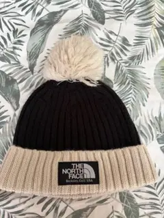 THE NORTH FACE キッズ ニット帽 ポンポン付
