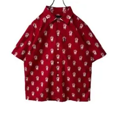 【BACK CHANNEL】バックチャンネル S/S シャツ 総柄 自由の女神のサムネイル