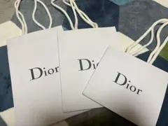 Dior ホワイト ショップ袋 3個セット