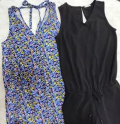 GU ミニオールインワン&GAP 花柄ノースリーブチュニック2点セット サイズSのサムネイル
