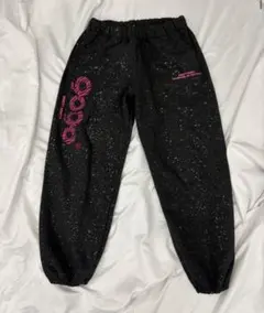 9090 girl OG Logo Glitter スウェットパンツ S