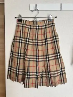 バーバリー ブルーレーベル ノバチェック 柄 巻き ラップ スカート