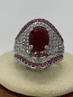 マダガスカル産❣️4ct❣️天然プラムルビーリング❣️ - メルカリ