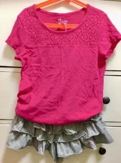 セット売り！ 女の子Ｔシャツ＆キュロット