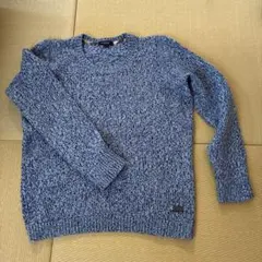 BURBERRY ネイビー 綿100ニットセーター サイズ2
