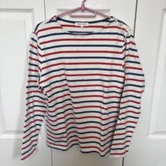 THE SHOP TK ストライプ長袖カットソー Mのサムネイル