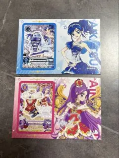 アイカツ セブンイレブン ステッカー 霧矢あおい 神崎美月