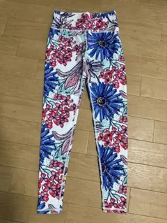 花柄 ヨガ・ランニング・ジムトレーニングパンツ レギンス トレーニングウェア