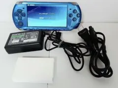 動作品　PSP3000　青　バイブラント ブルー 本体 付属品 ソニー　ゲーム機