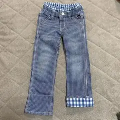 DOUBLE.B ストライプ パンツ 110cm