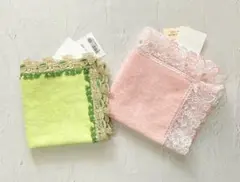 近沢レース　桜便り　茶道　タオルハンカチ　2枚セット