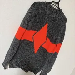 早い者勝ち！！２月中ご購入で大幅値下げ対応可☻ DIESEL オレンジ ニット