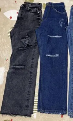 GORGE ゴージ　ダメージ　ジーンズ　デニム
