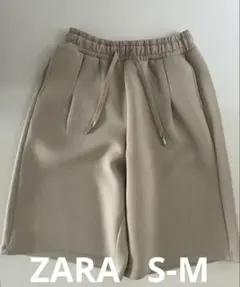ZARA メンズ ハーフパンツ S-M ボンディング パンツ ザラ 新品のサムネイル