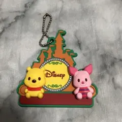 シンデレラ城　キーホルダー　ディズニーランド　プーさん　ピグレット