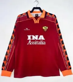 ローマ Hユニフォーム kappa シリアルNo.付き サッカーシャツ Lサイズ Yahoo!オークション - ASローマ 00/01 優勝記念 ユニフォーム L