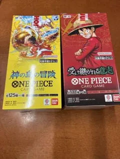 テープ付き BOX】ONE PIECEカード 受け継がれる意志 神の島の冒険