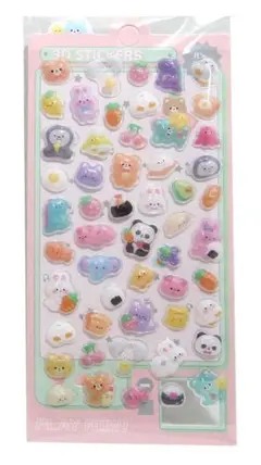 【新品】３D 立体ぷくぷくシール［8］