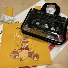 新品未使用 タグ付 ディズニー ミッキースパバッグ プーさんシリコントートバッグ