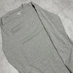 無印良品 長袖Tシャツ ロンT グレー Mサイズ MUJI