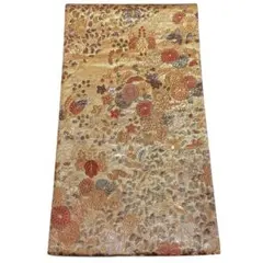 専用 P9581 ●高級 正絹 六通 袋帯 蝶々