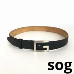 GUCCI グッチ Gロゴ ベルト 小物 ブラック メンズ ブランド