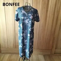 未使用　BONFEE　サロンジェ　半袖　ルームウェア　ネグリジェ