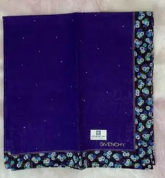 週末お値下げ✨GIVENCHY ハンカチ 花柄 パープル