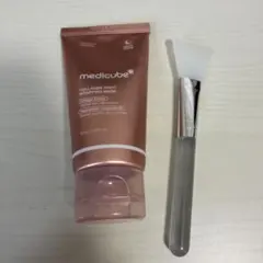 メディキューブコラーゲンナイトラッピングマスク&ゼリーブラシ