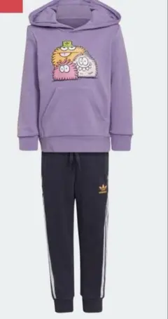 新品タグ付き adidasセットアップ120ケビン×ライオンズ