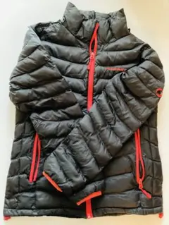 MAMMUT ダウンジャケット ブラック/レッド キッズ 120〜130 冬 - メルカリ