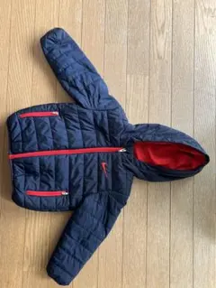 Nike フード付きダウンコート ネイビー/レッド