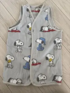 SNOOPY　スヌーピー　フリーススリーパー　パジャマ　キッズ　ベビー　総柄