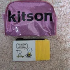 kitsonポーチ、 スヌーピーカードケース MILKFED.