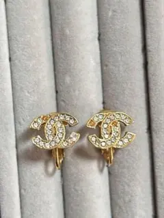 CHANEL シャネル ヴィンテージ ココマークミニイヤリング 2092 正規品