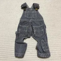 犬服 オーバーオール ペット デニム ストライプ