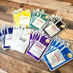 【Dcure＋ シートマスク】パック 7種 各4枚セット フェイスシートマスク