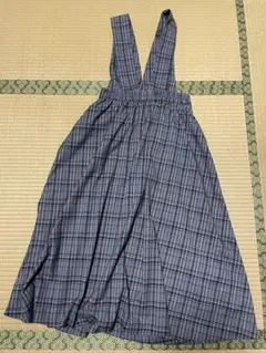 チェック柄サロペット Mサイズ
