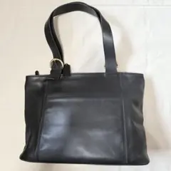 オールドコーチ 4155 レザートートバッグ USA製 ブラック 黒 A4可