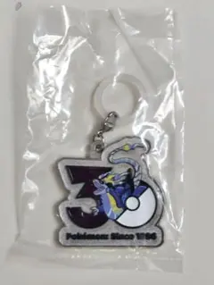 ポケモン 30周年記念 キーホルダー ミライドン　メタルチャーム