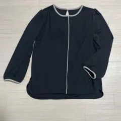 長袖カットソー　黒　M