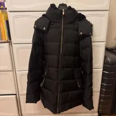 ZARA ザラ 黒 ファー付きロングダウンジャケット