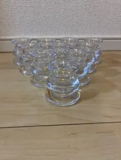 ガラス製キャンドルスタンド 10個セット