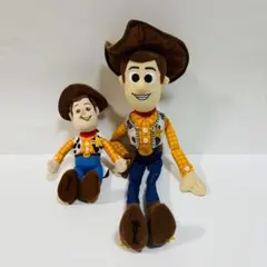 2点セット‼️ピクサー　トイストーリー　ウッディ　ぬいぐるみ