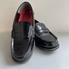 黒いローファー　（キッズ）24cm